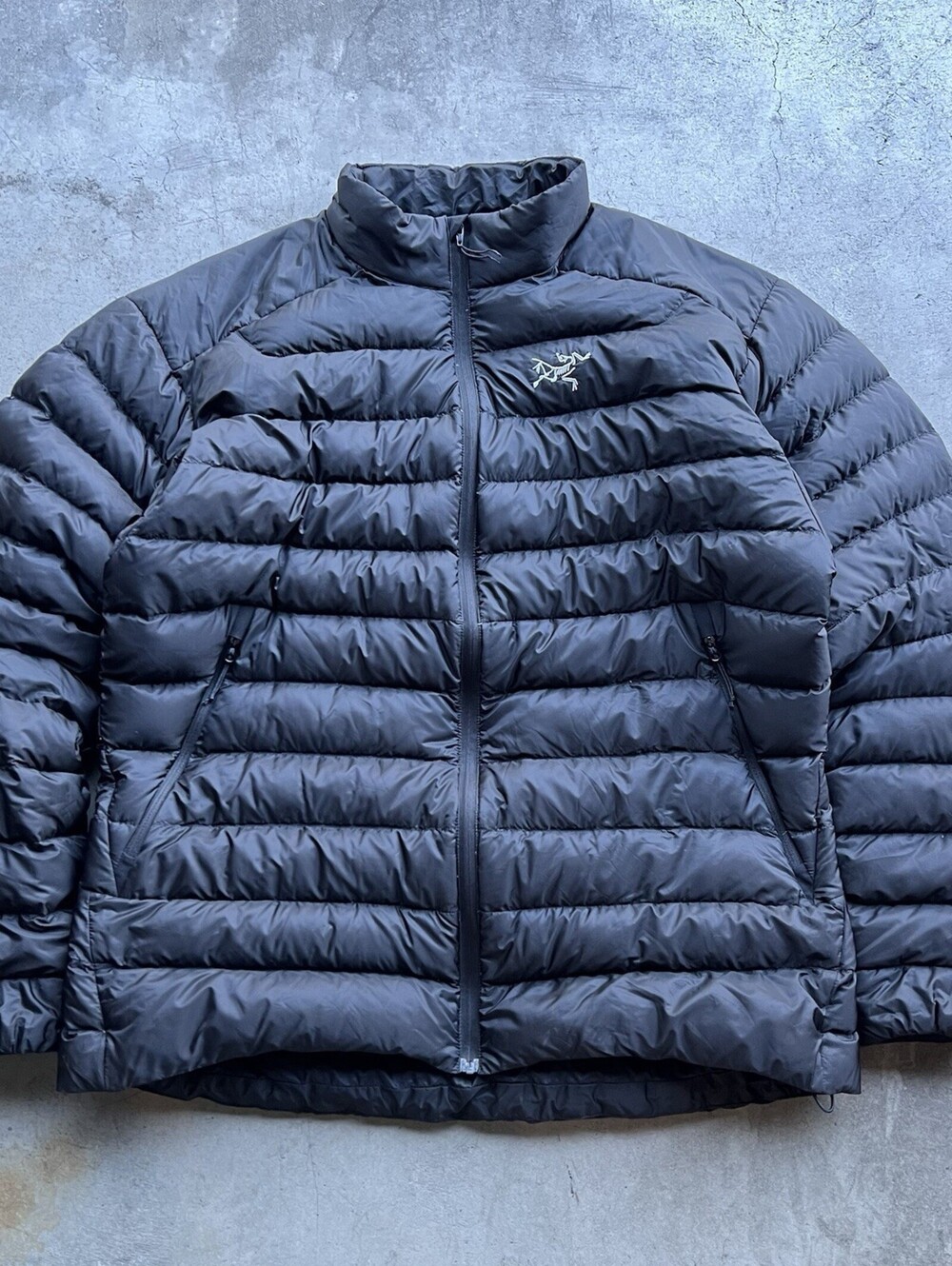Arcteryx Men's Cerium LT Puffer Jacket Size Large Dark Gray Black Down Filled